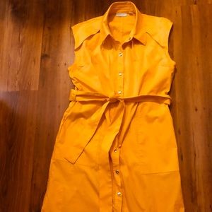 Goldenrod YELLOW shirtdress - New York & Company